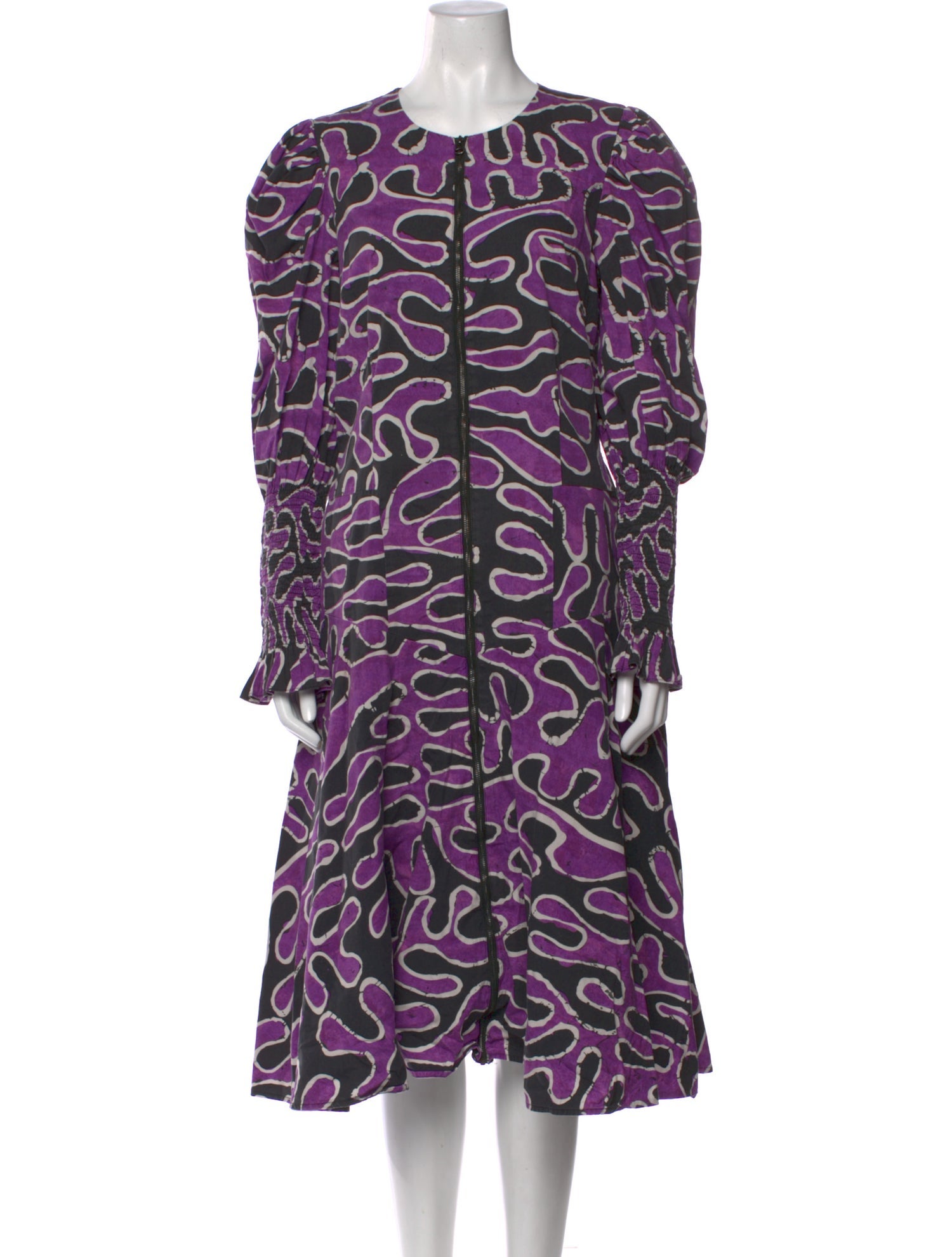 Busayo Printed Midi Length Dress