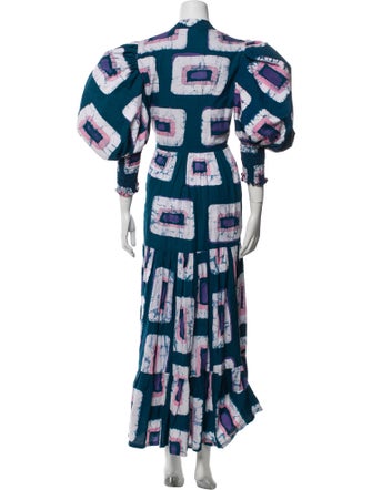 Busayo Printed Long Dress