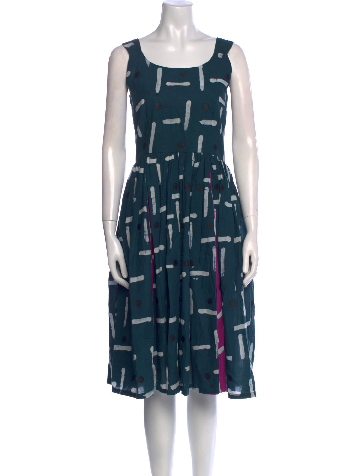 Busayo Printed Midi Length Dress