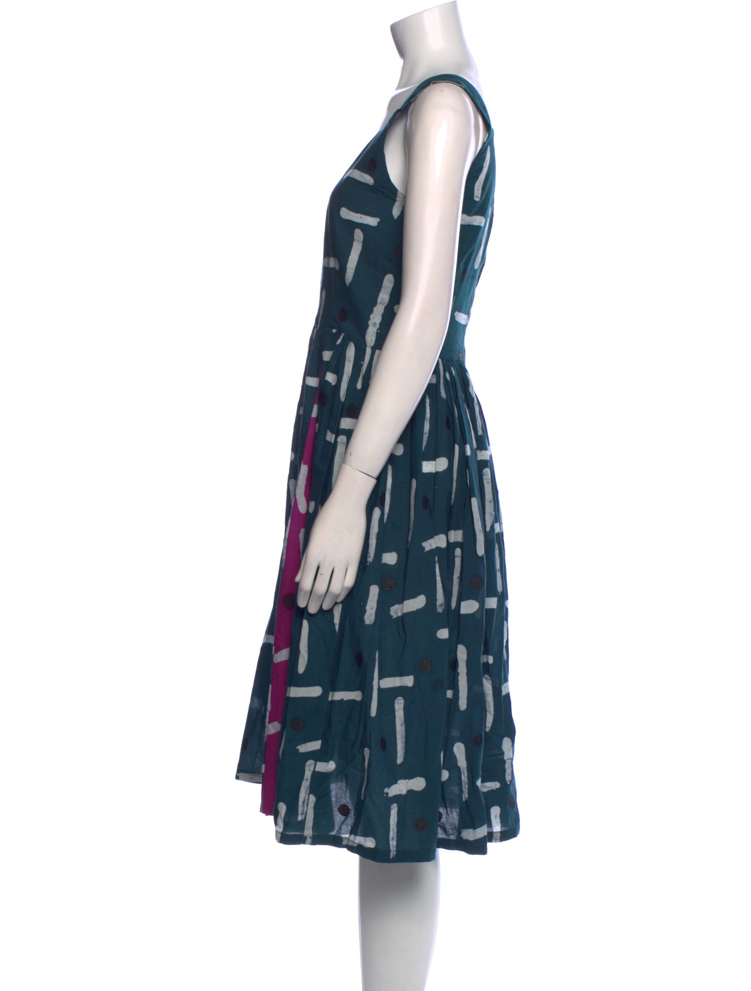 Busayo Printed Midi Length Dress
