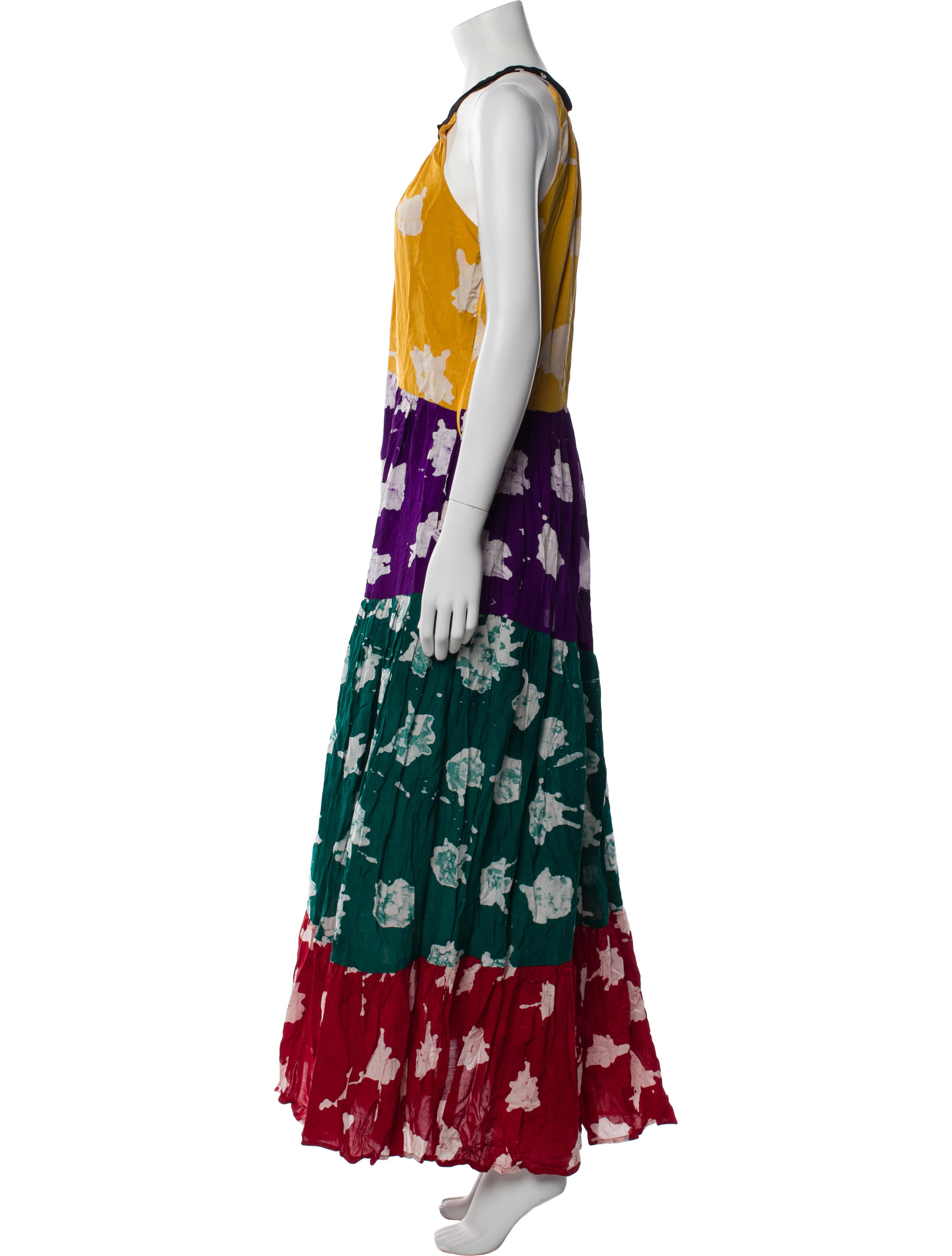 Busayo Floral Print Long Dress w/ Tags