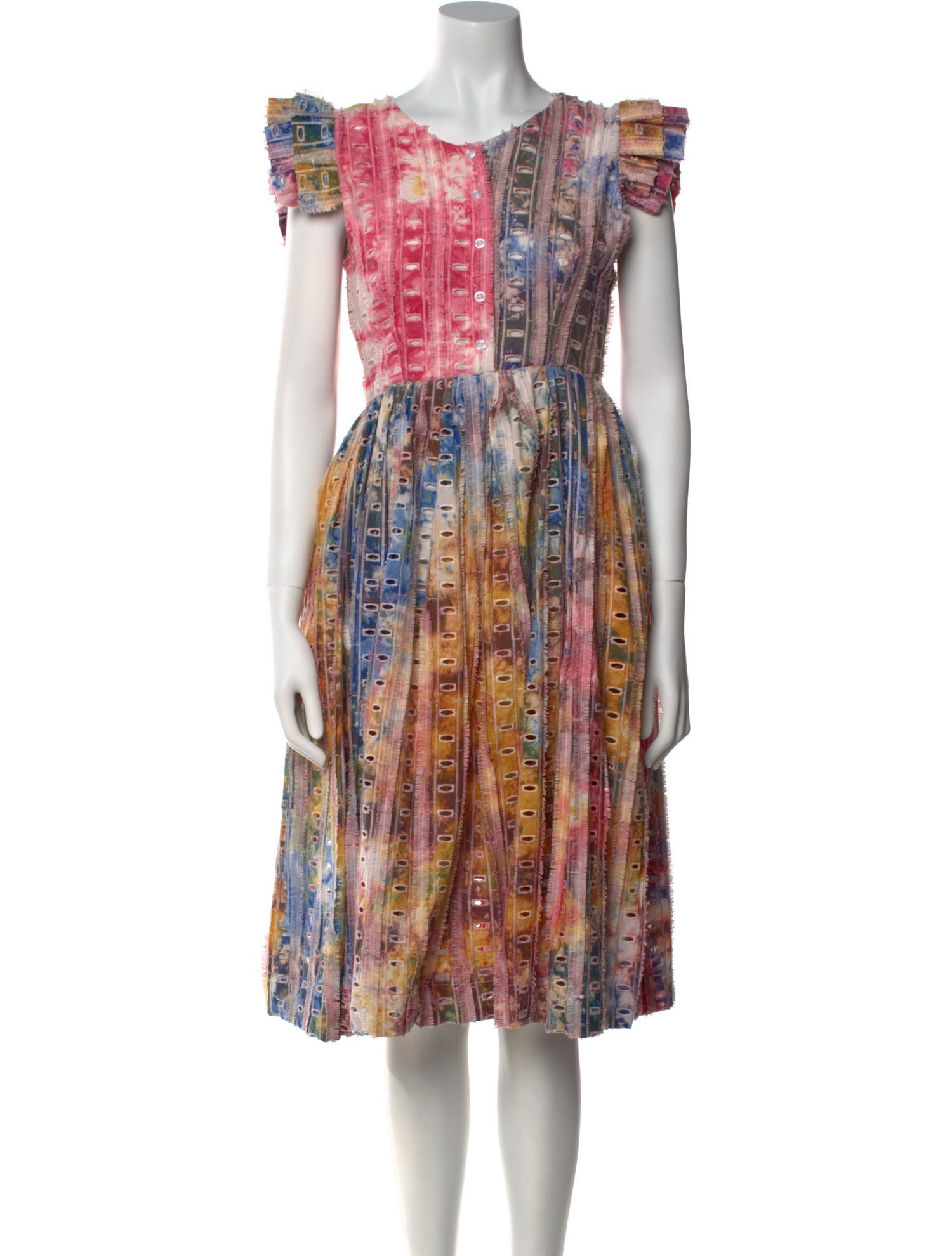 Busayo Printed Midi Length Dress