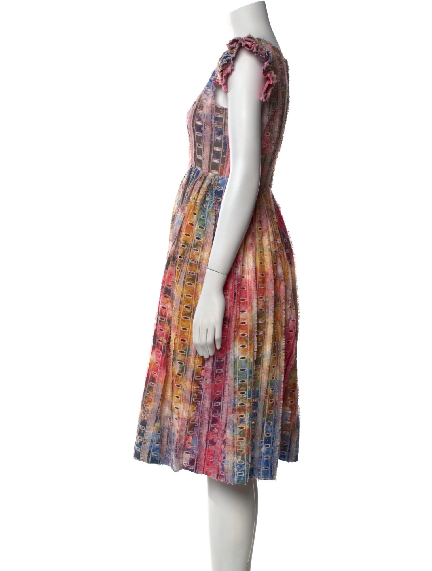 Busayo Printed Midi Length Dress