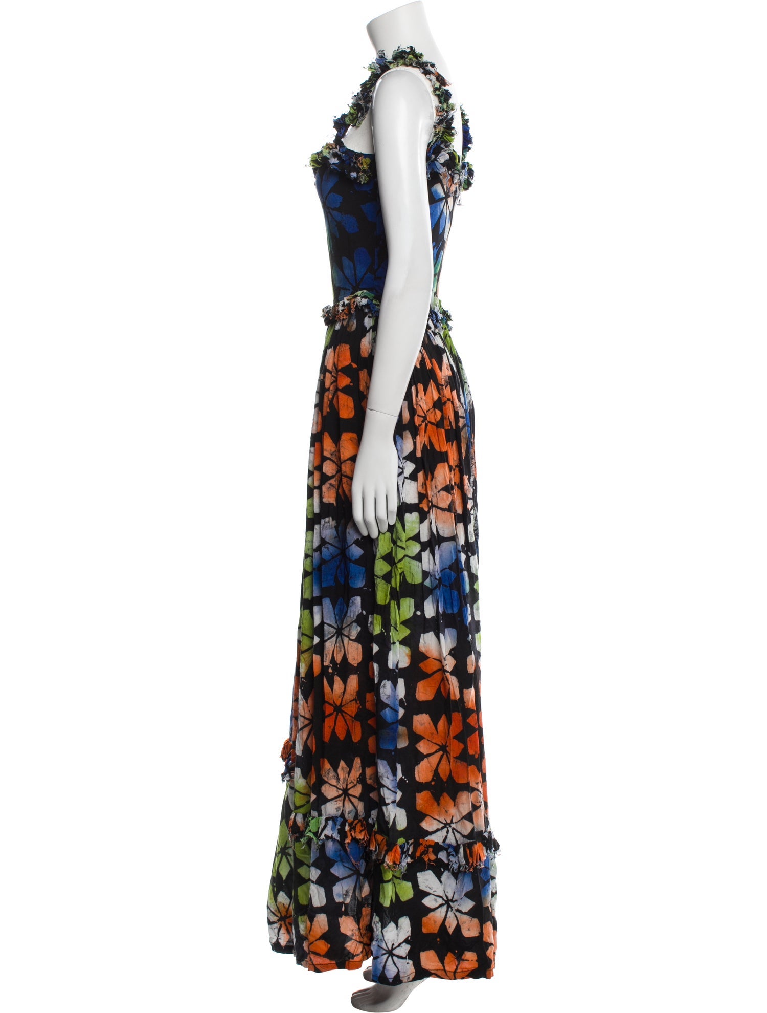 Busayo Floral Print Long Dress