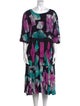 Busayo Printed Midi Length Dress