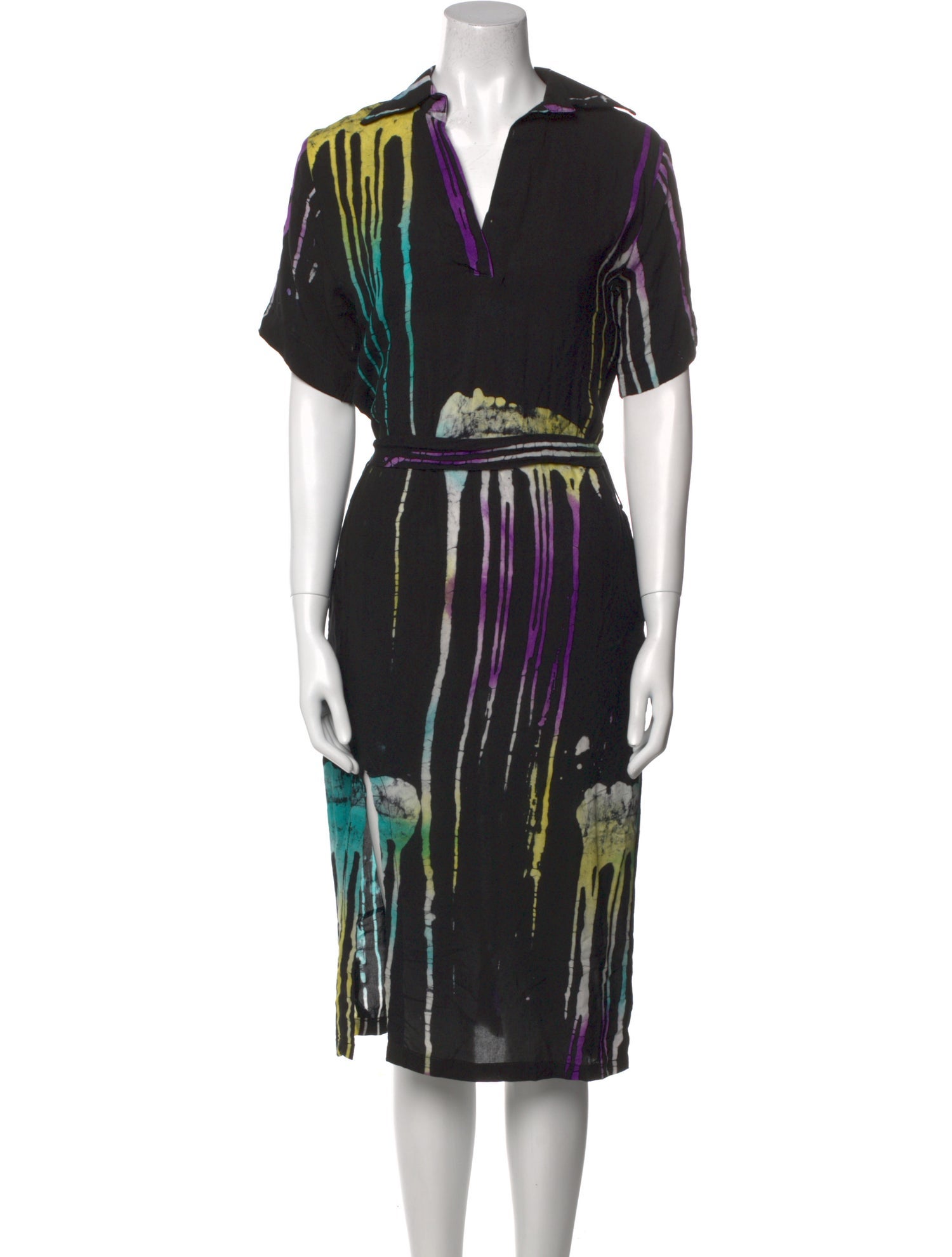 Busayo Printed Midi Length Dress w/ Tags