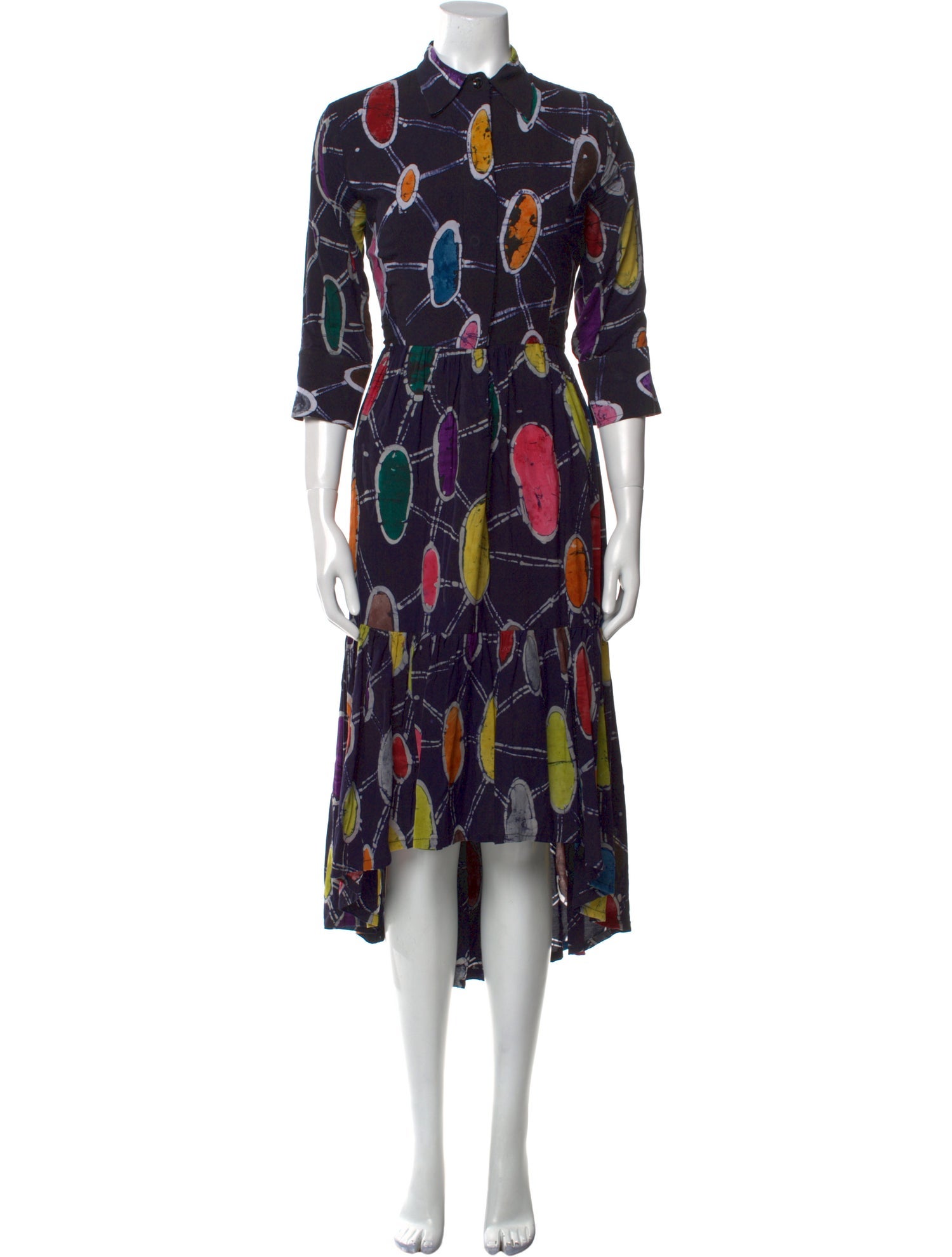 Busayo Printed Midi Length Dress