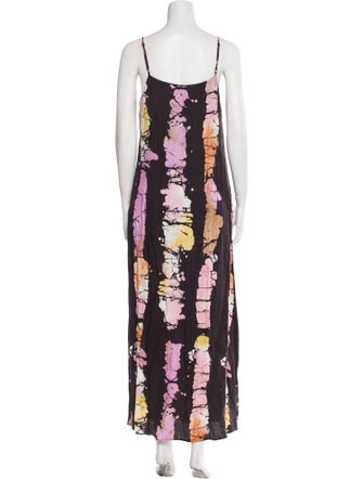Busayo Floral Print Midi Length Dress