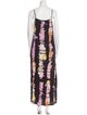 Busayo Floral Print Midi Length Dress