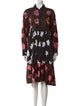 Busayo Floral Print Knee-Length Dress
