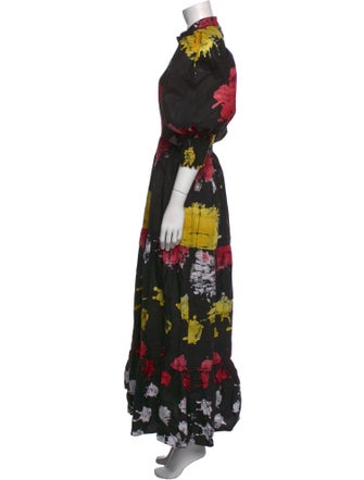Busayo Floral Print Long Dress