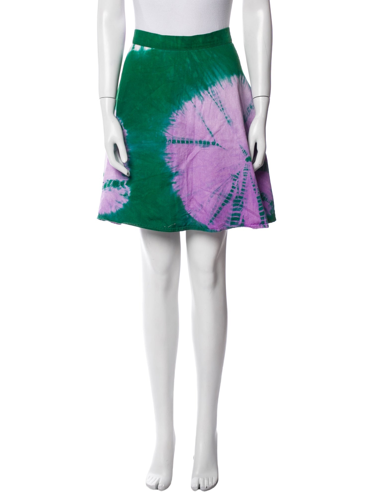 Busayo Tie-Dye Print Mini Skirt