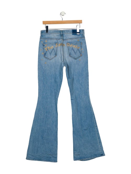 Bowie x Mother Mid-Rise Wide Leg Jeans