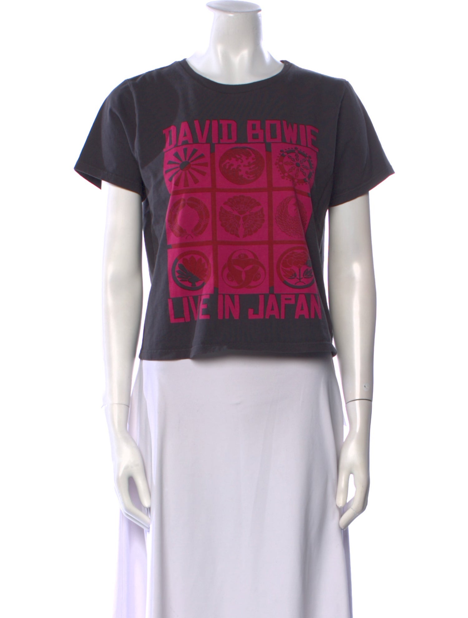 Bowie x Mother Graphic Print Crew Neck T-Shirt
