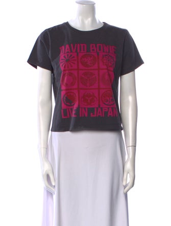 Bowie x Mother Graphic Print Crew Neck T-Shirt