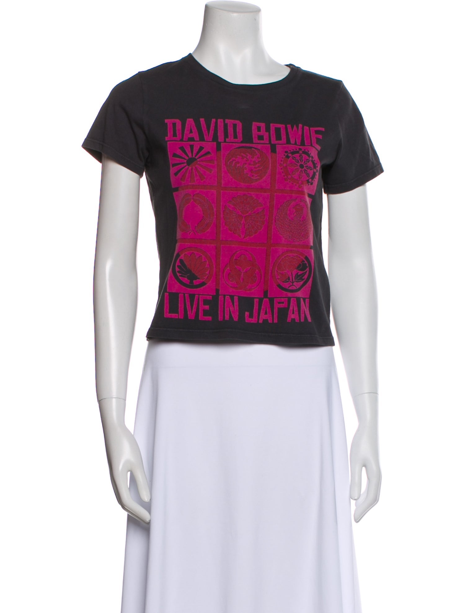 Bowie x Mother Graphic Print Crew Neck T-Shirt