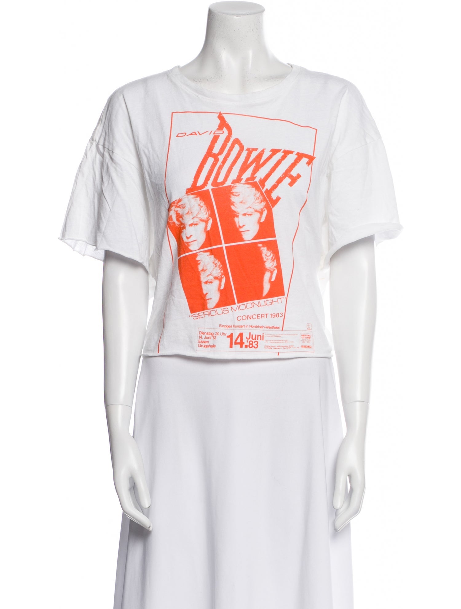 Bowie x Mother Graphic Print Crew Neck T-Shirt w/ Tags