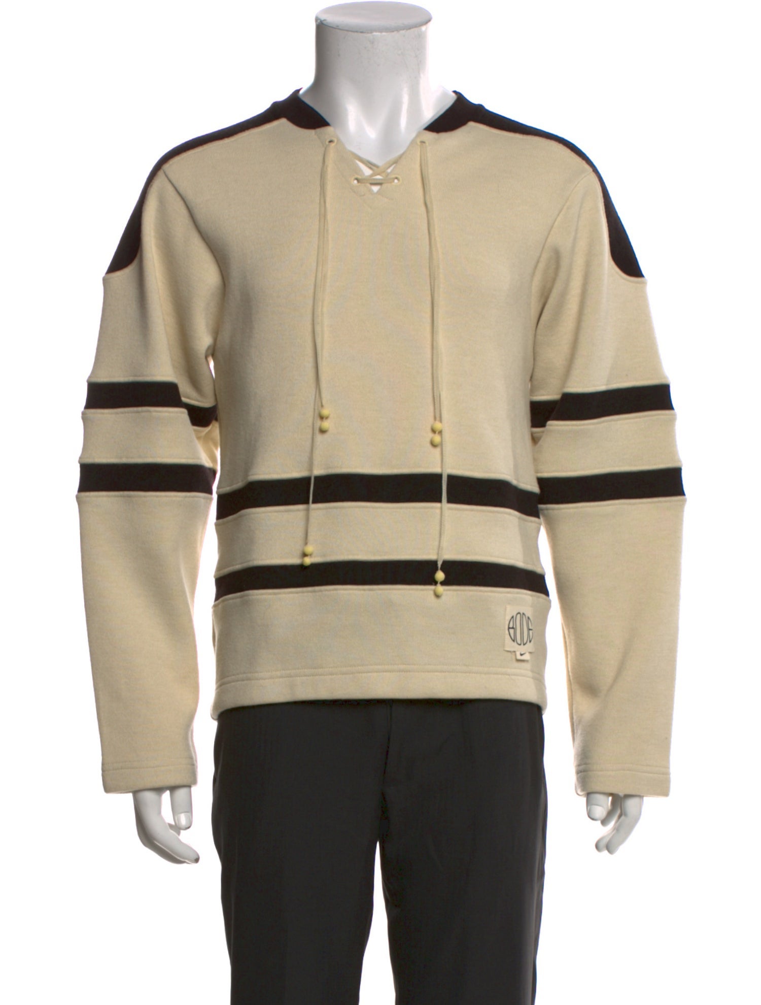 Bode X Nike Striped Crew Neck Pullover