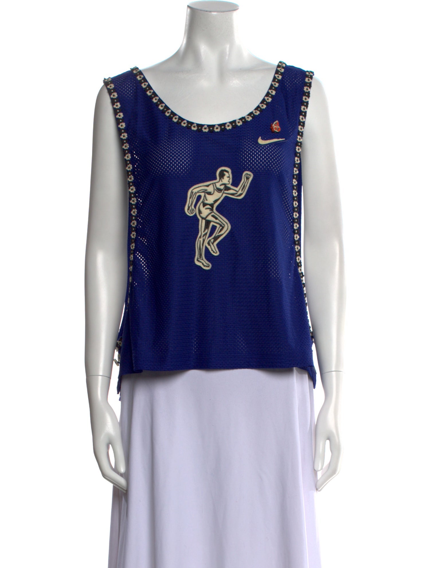 Bode X Nike Scrimmage Pinny Jersey Graphic Print Top