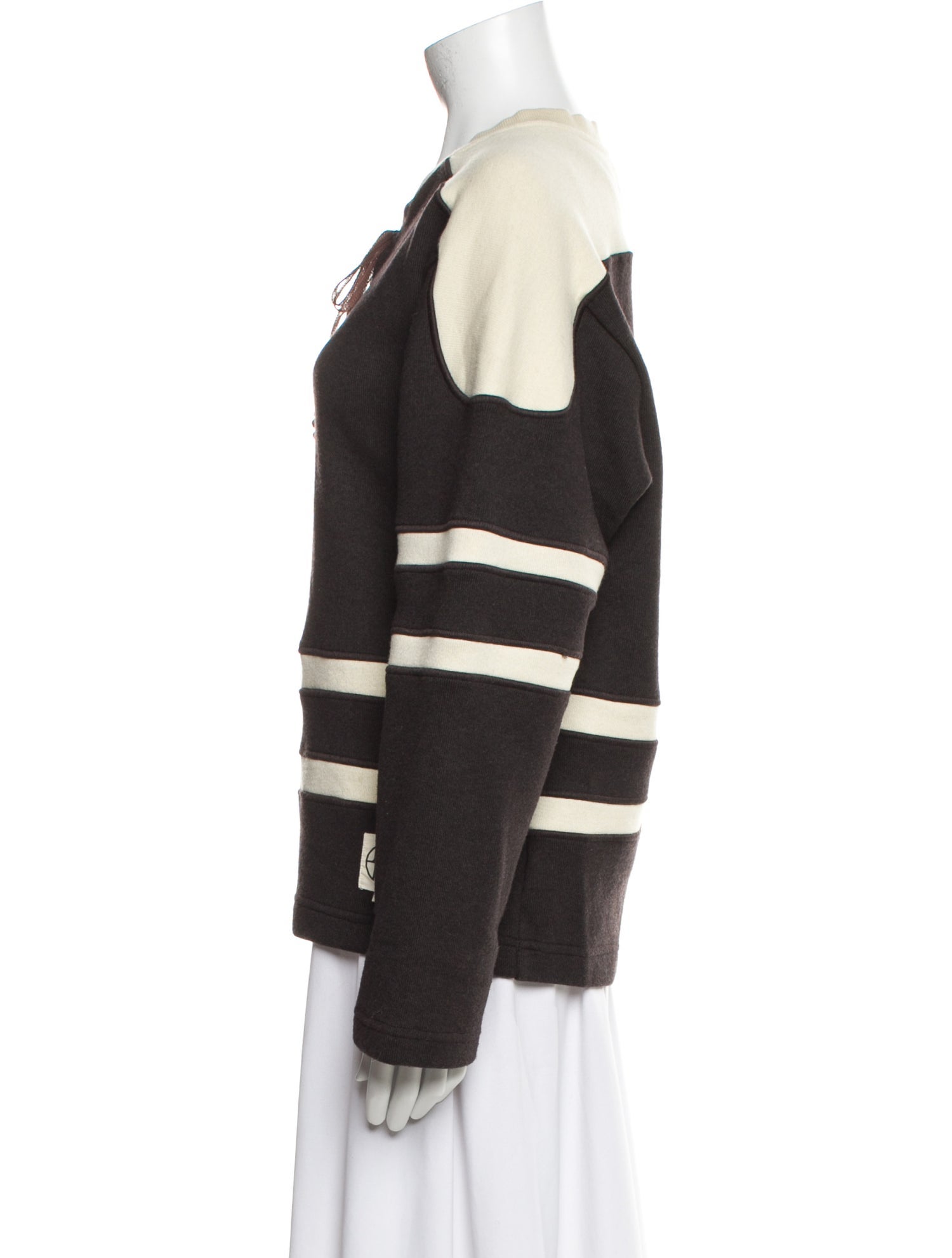 Bode X Nike Striped Tie Neck Sweatshirt