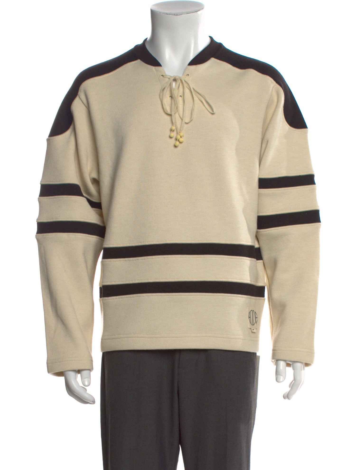 Bode X Nike 2024 Lacing Knit Polo Sweater w/ Tags