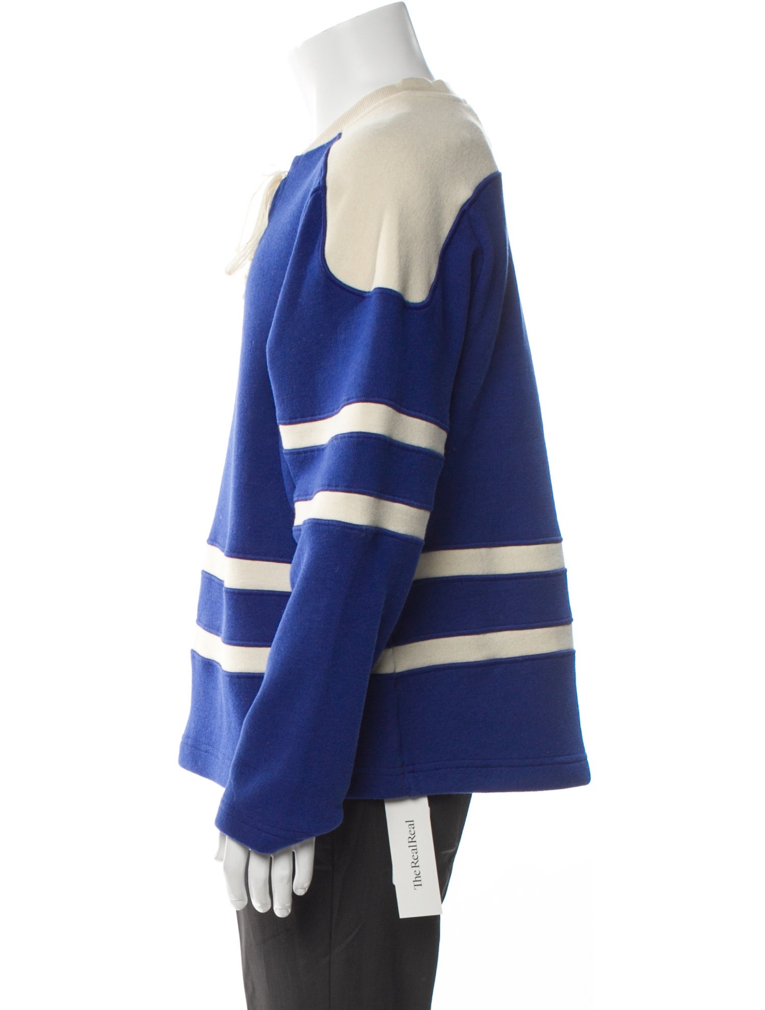 Bode X Nike Striped Mock Neck Polo Sweater