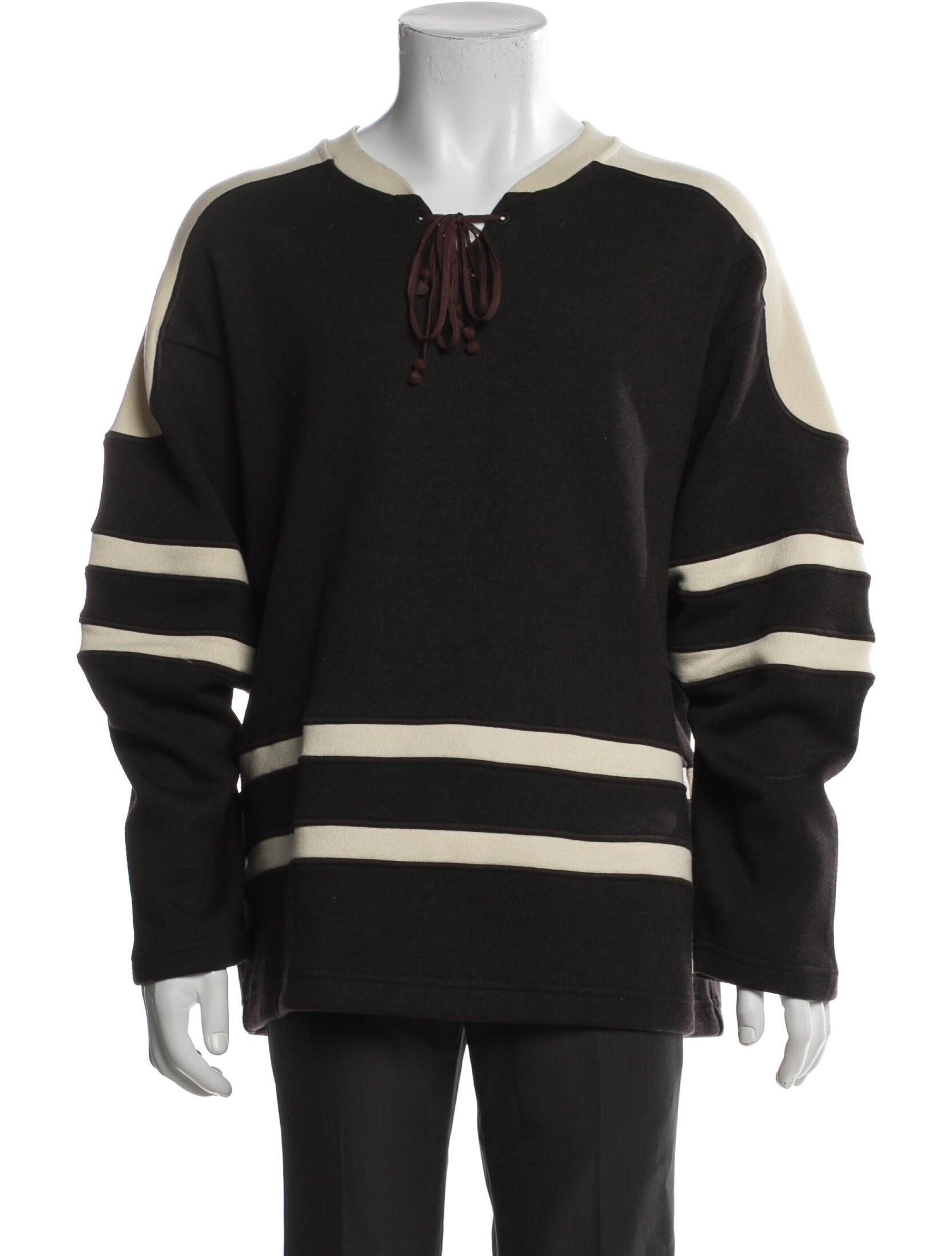 Bode X Nike 2024 Striped Polo Sweater