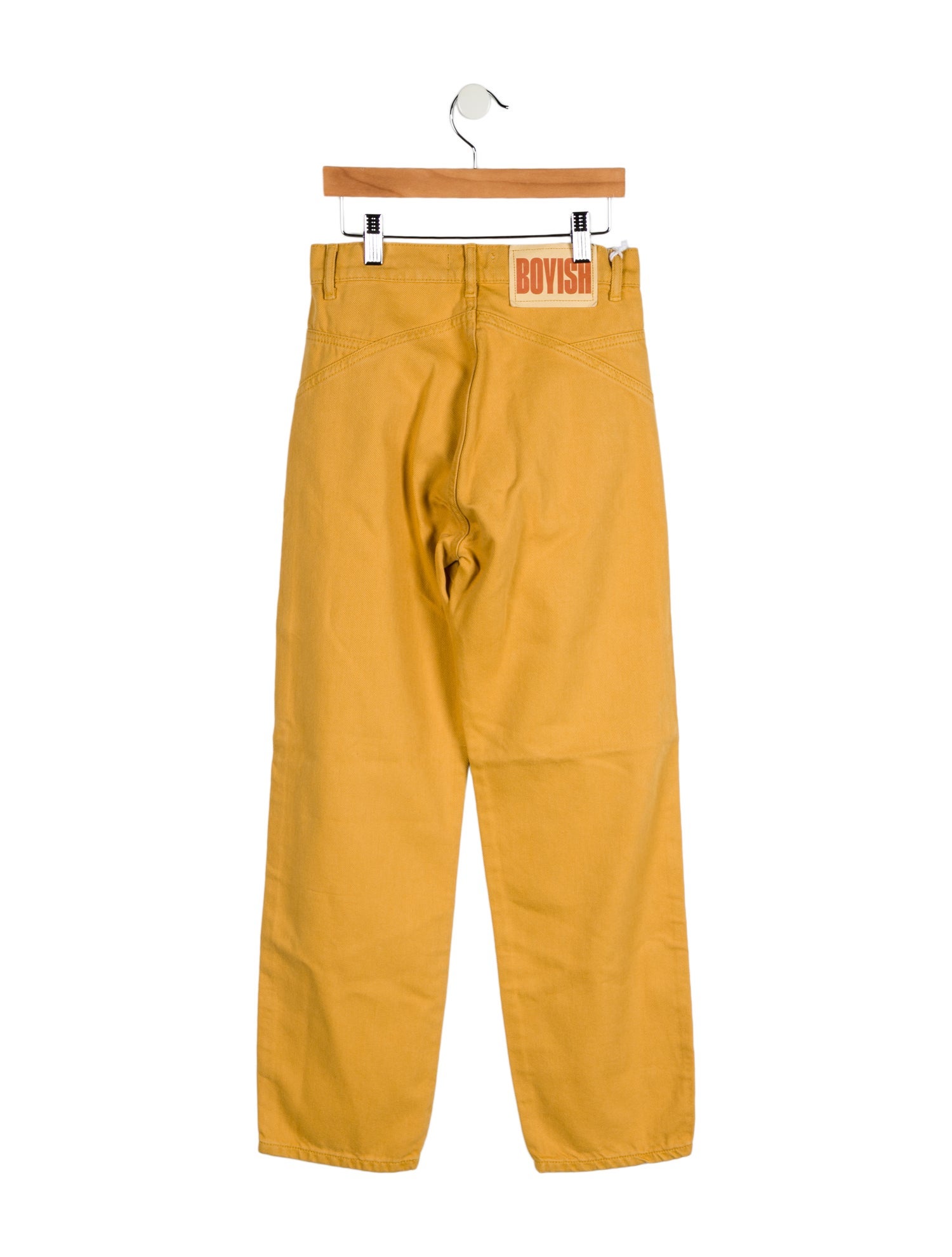 Boyish Mid-Rise Straight Leg Jeans