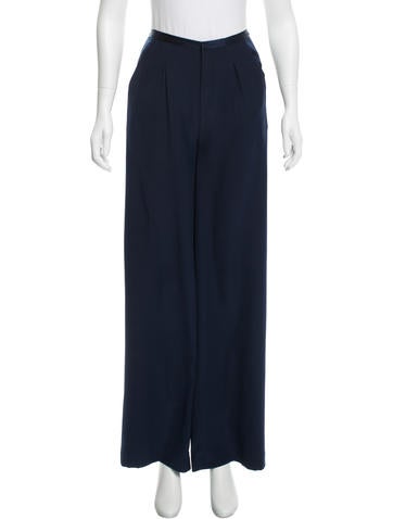 Brochu Walker Silk Wide-Leg Pants w/ Tags