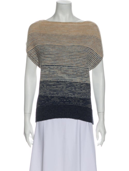 Brochu Walker Alpaca Striped Sweater Blue