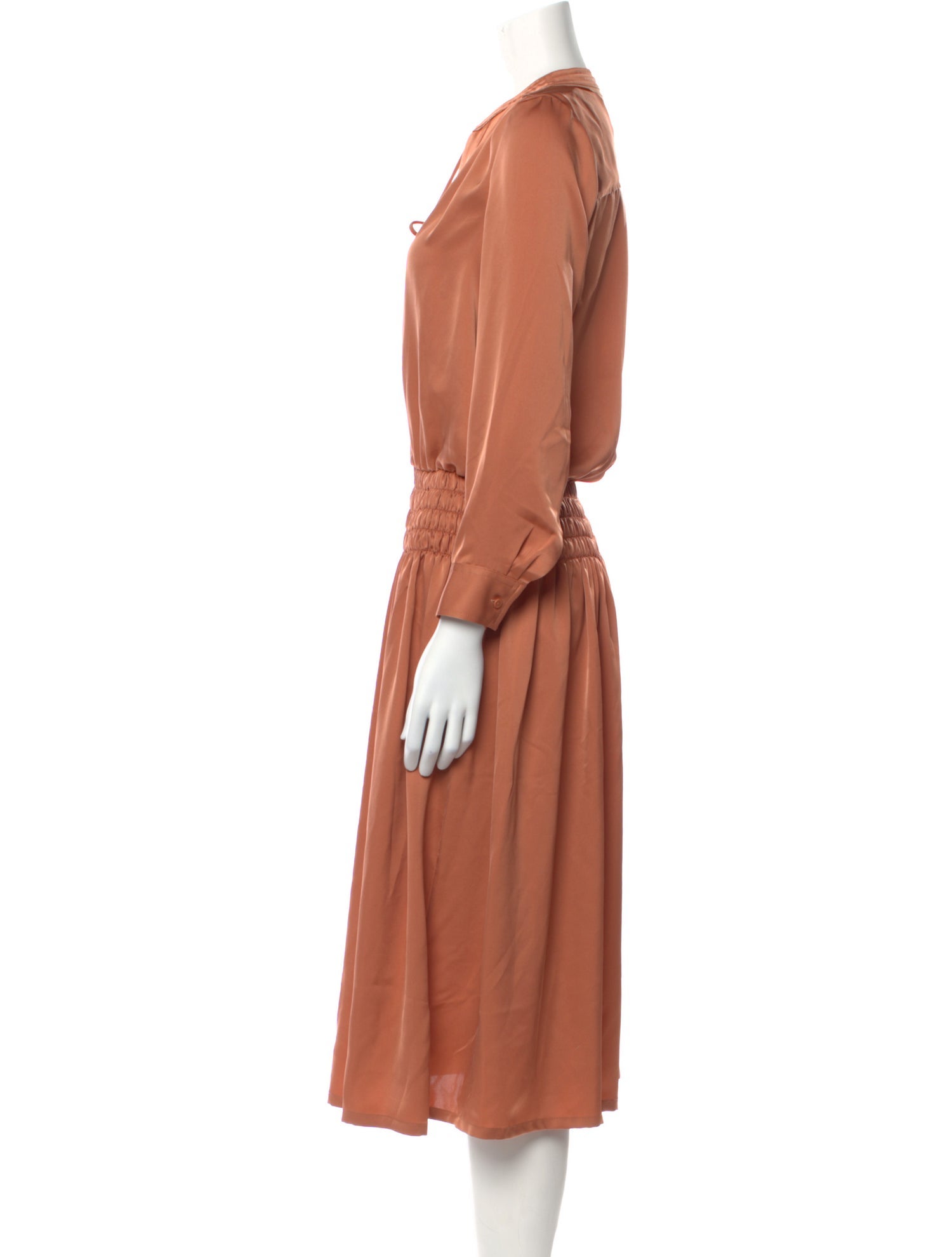 Brochu Walker V-Neck Midi Length Dress w/ Tags