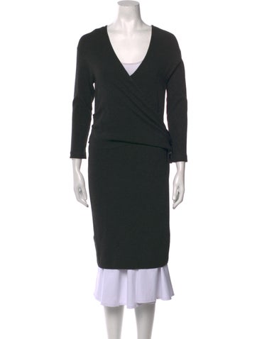 Brochu Walker Dresses V-Neck Knee-Length Dress S