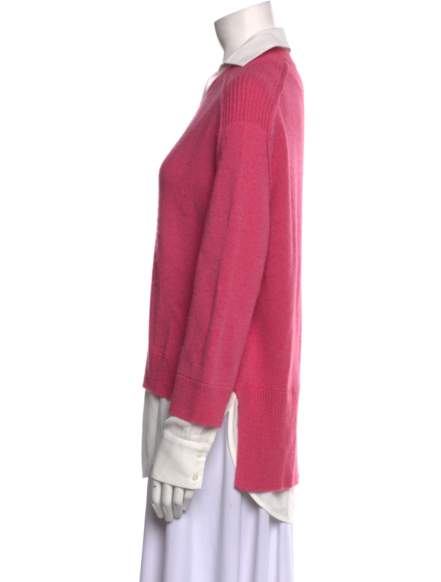 Brochu Walker Wool Colorblock Pattern Sweater