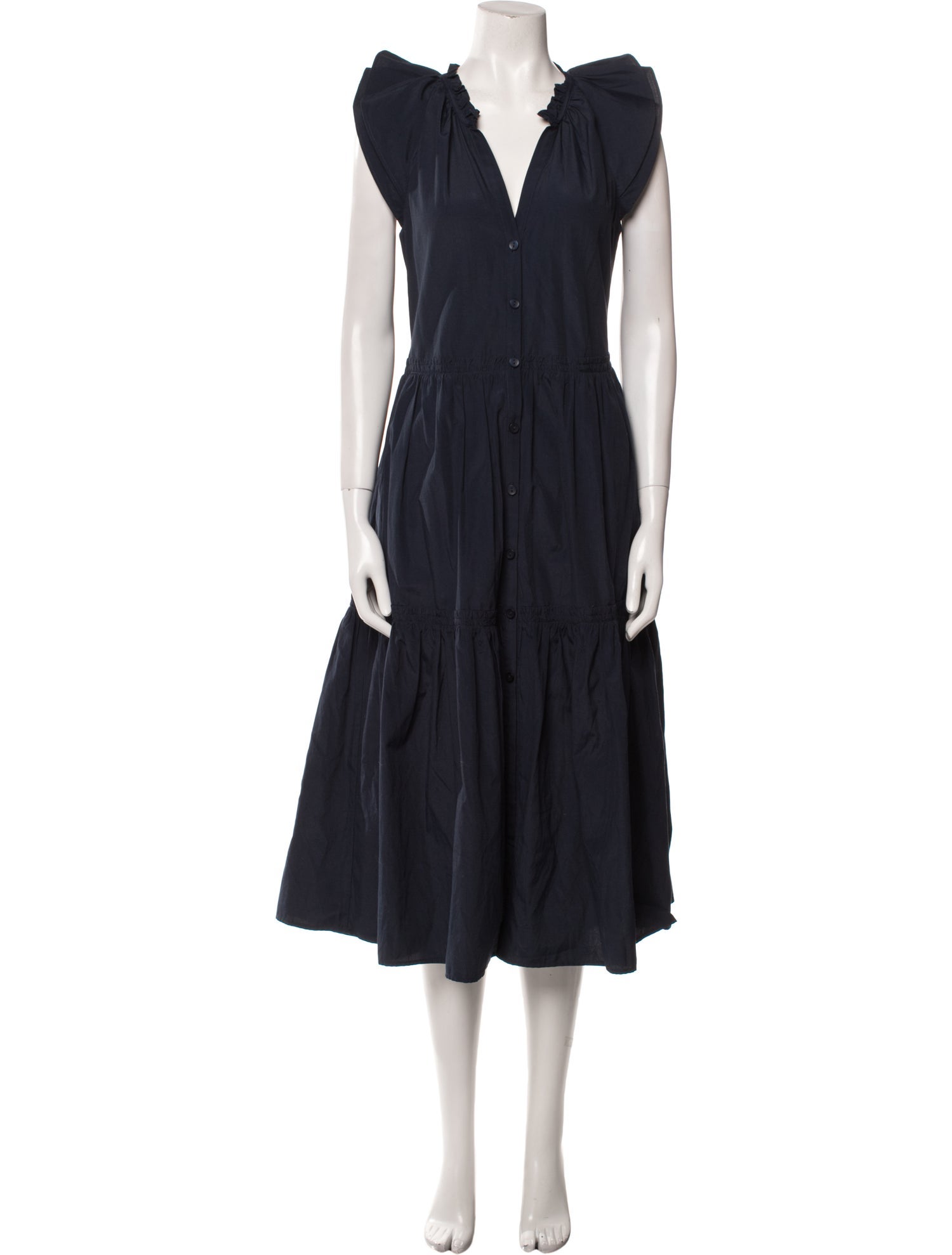 Brochu Walker V-Neck Long Dress