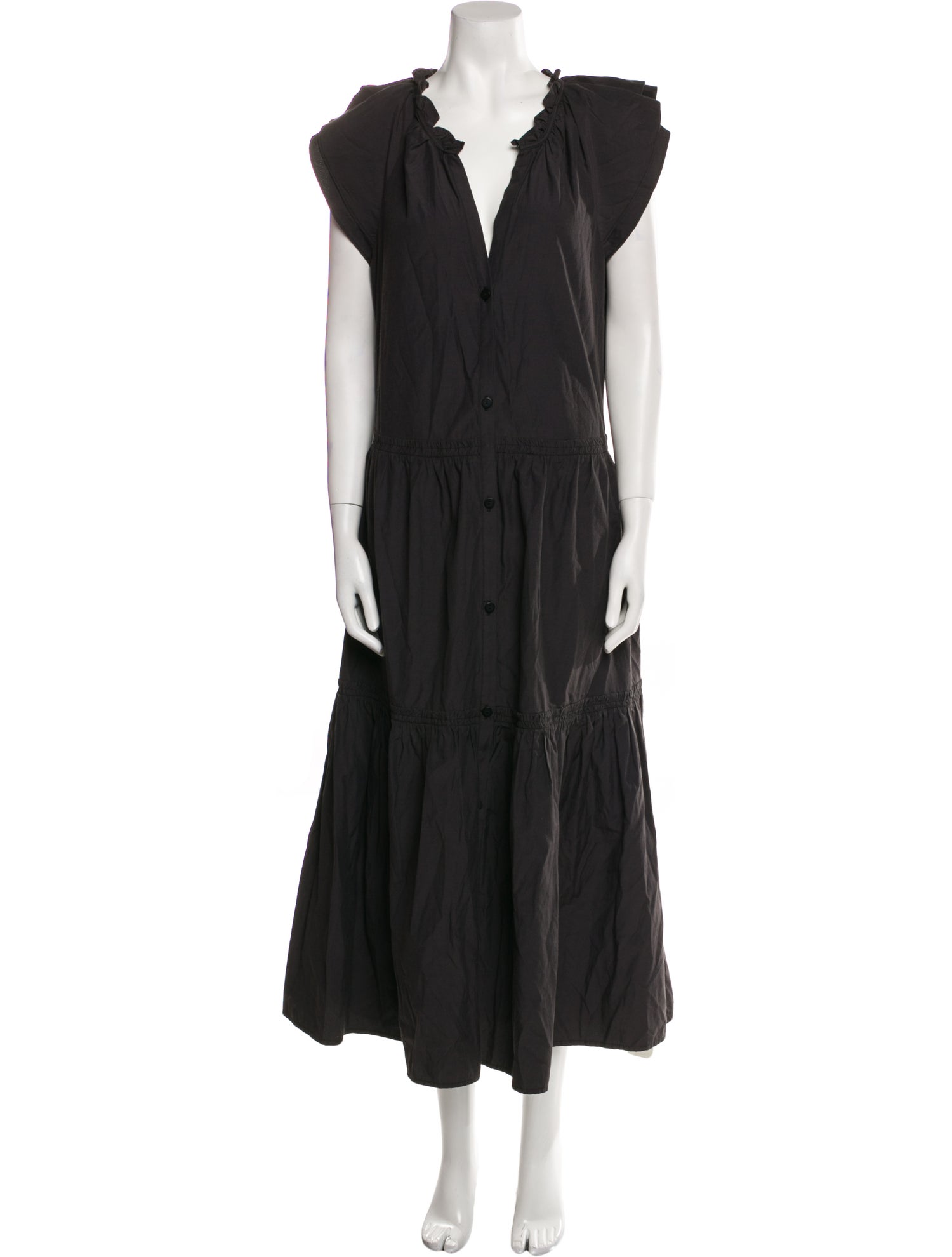 Brochu Walker V-Neck Long Dress