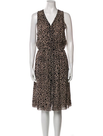 Brochu Walker Dresses Silk Midi Length Dress Petite