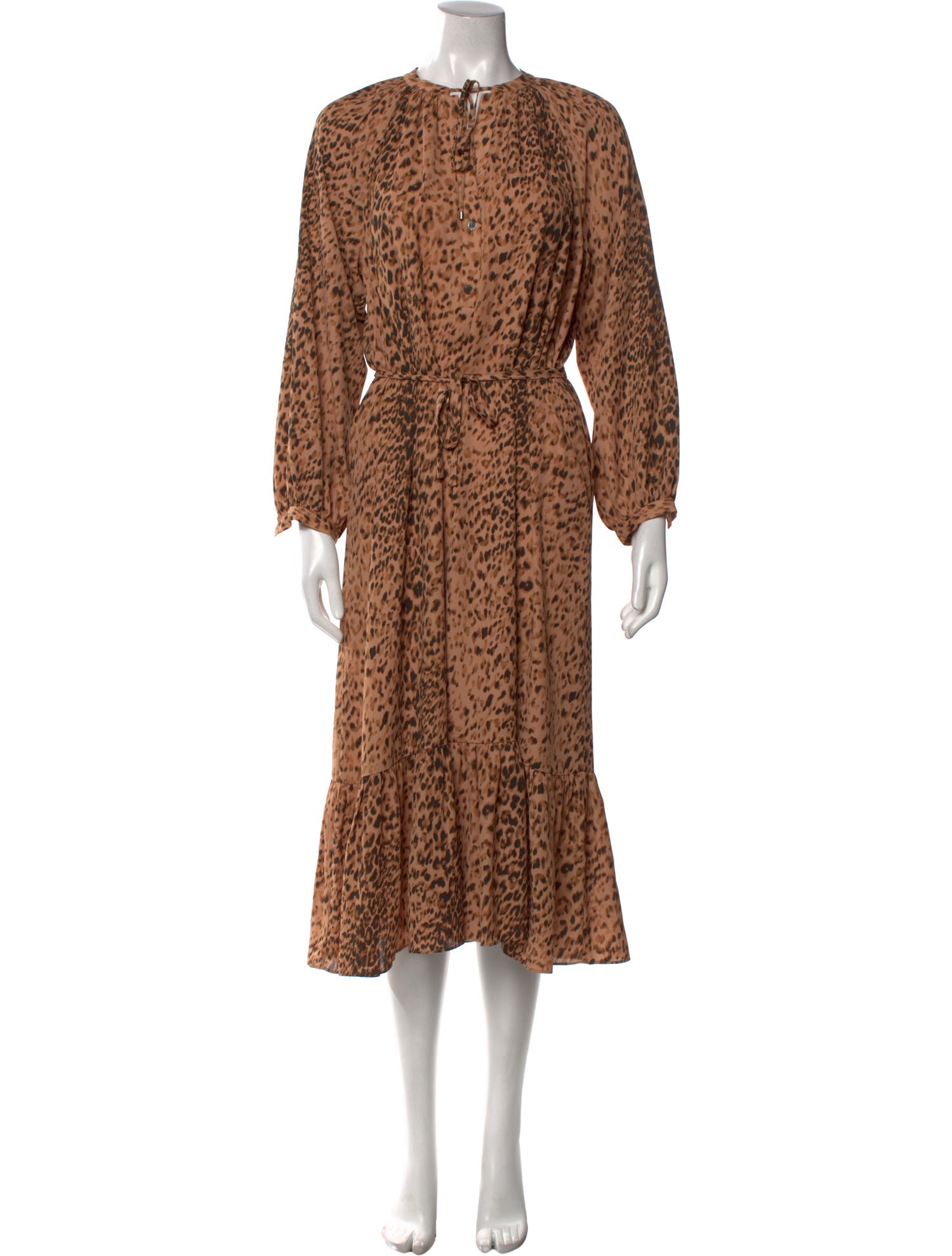 Brochu Walker Animal Print Long Dress