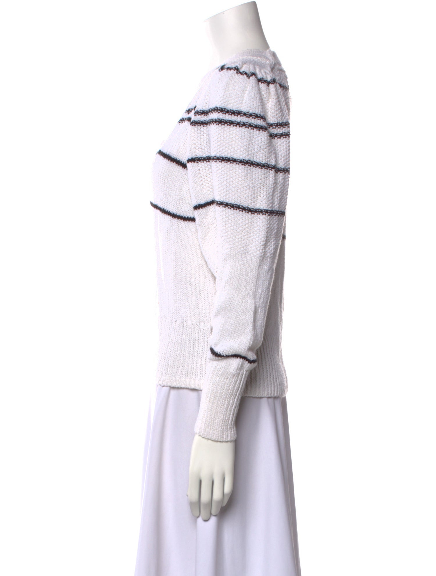 Brochu Walker Striped V-Neck Sweater