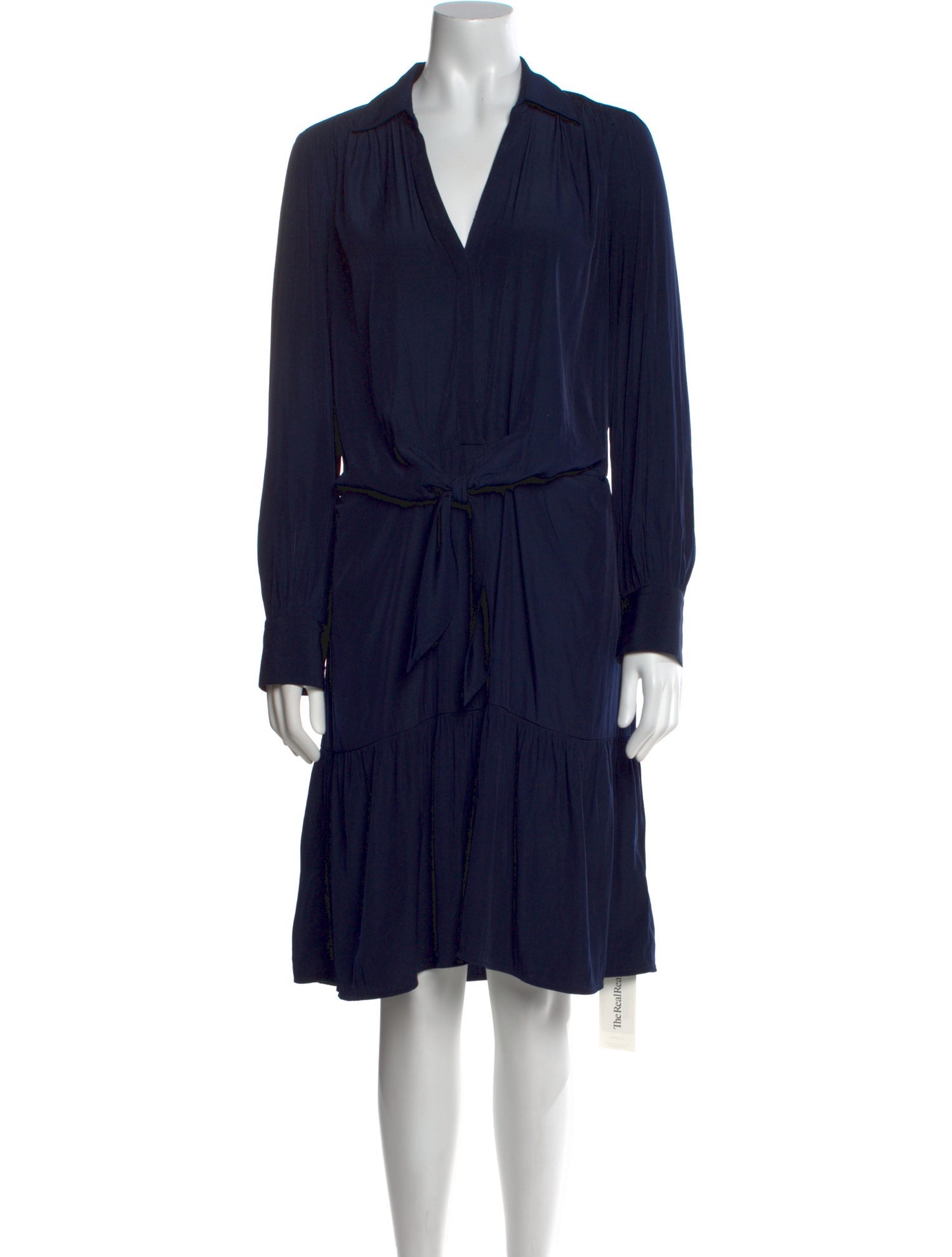 Brochu Walker V-Neck Midi Length Dress