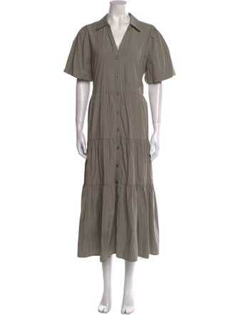 Brochu Walker V-Neck Long Dress