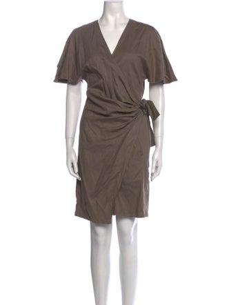 Brochu Walker V-Neck Knee-Length Dress