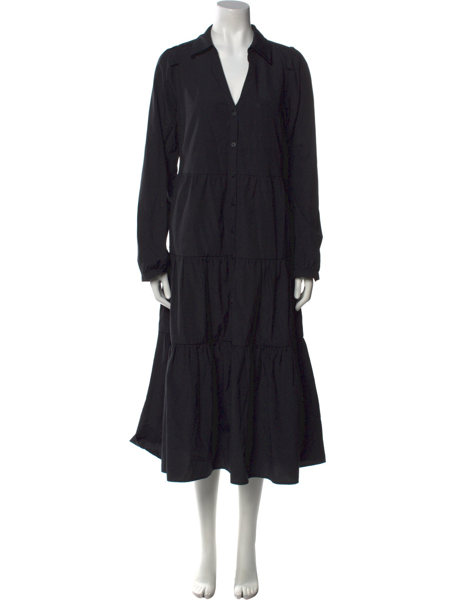 Brochu Walker V-Neck Long Dress