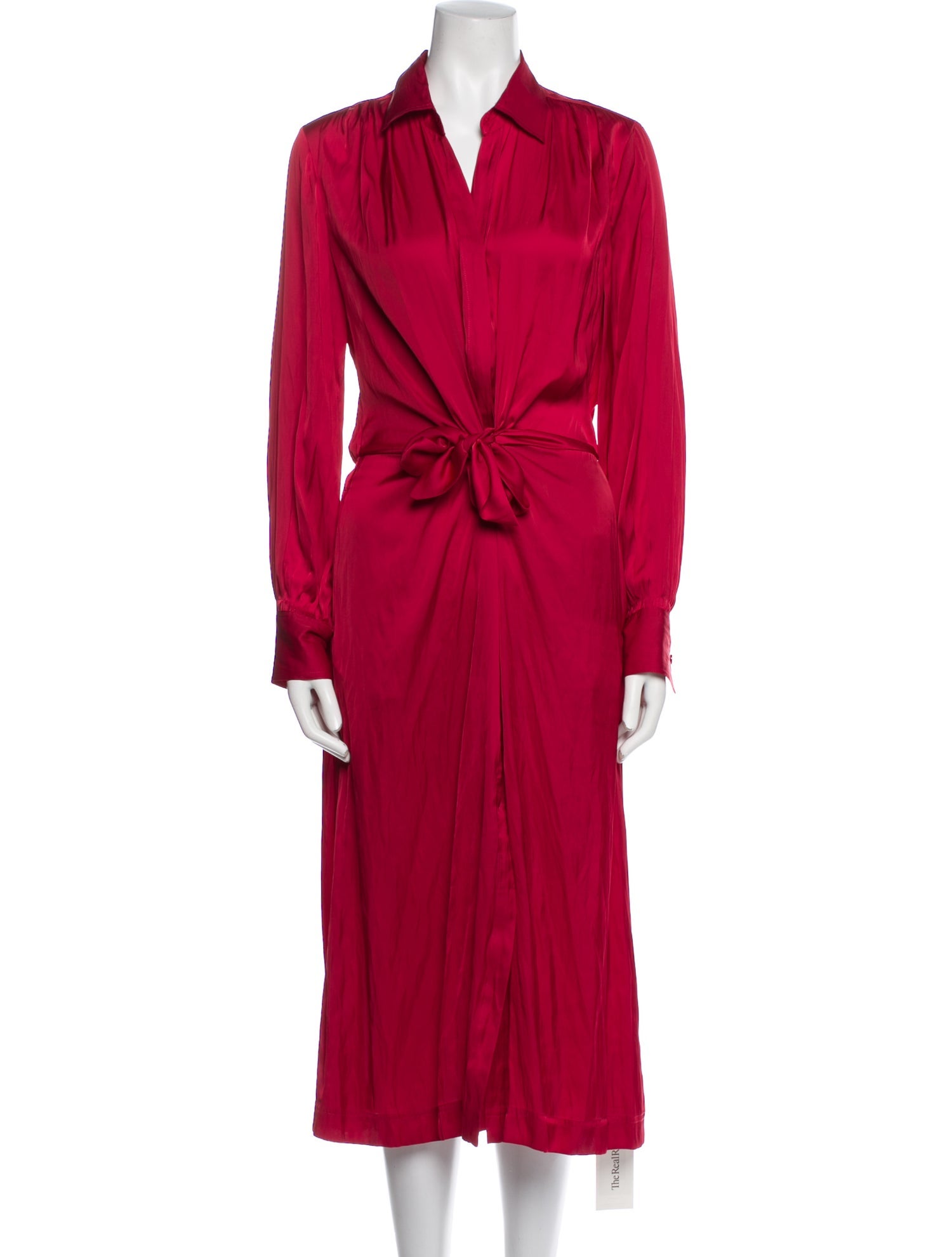 Brochu Walker V-Neck Midi Length Dress