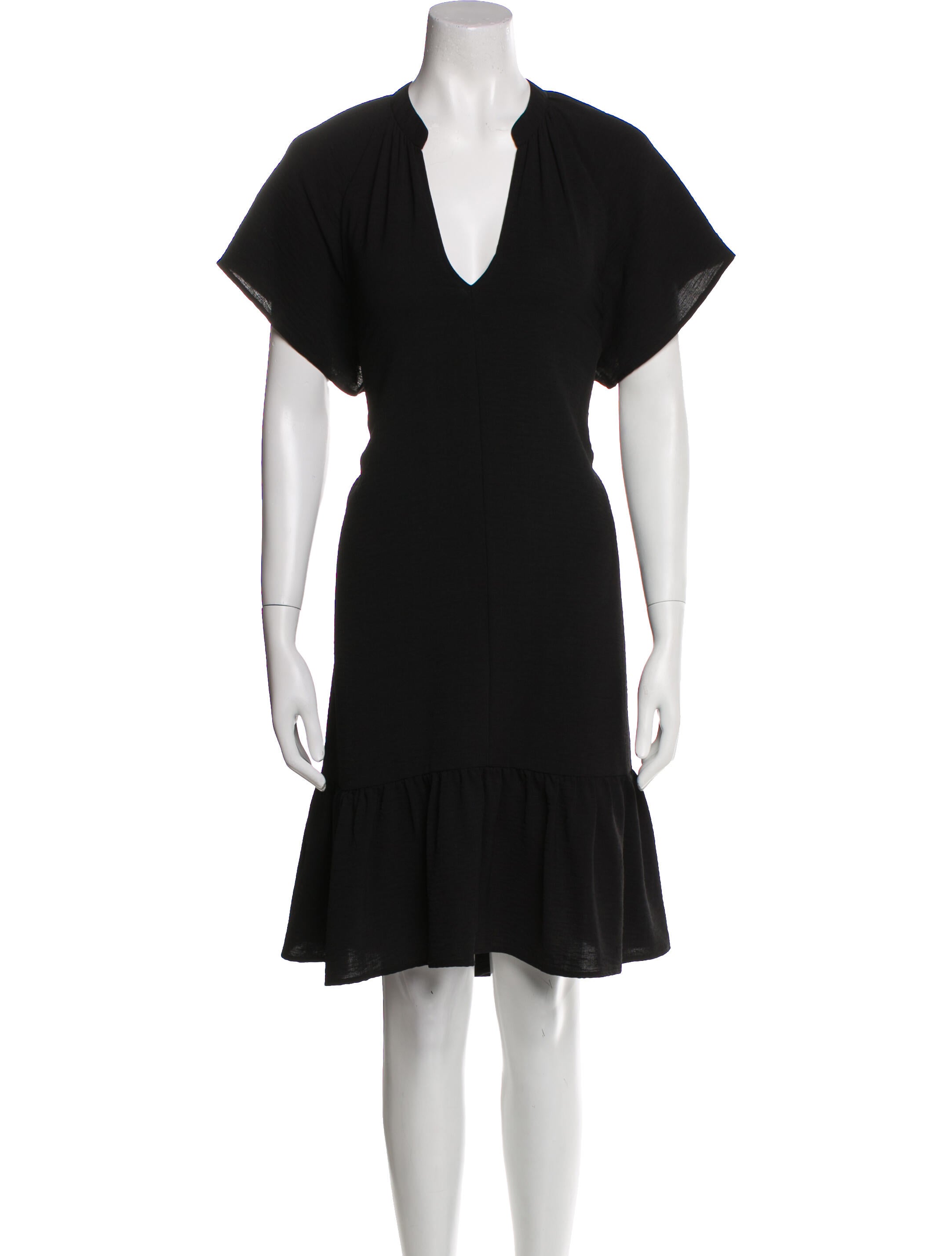 Brochu Walker V-Neck Knee-Length Dress