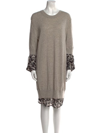 Brochu Walker Wool Knee-Length Dress