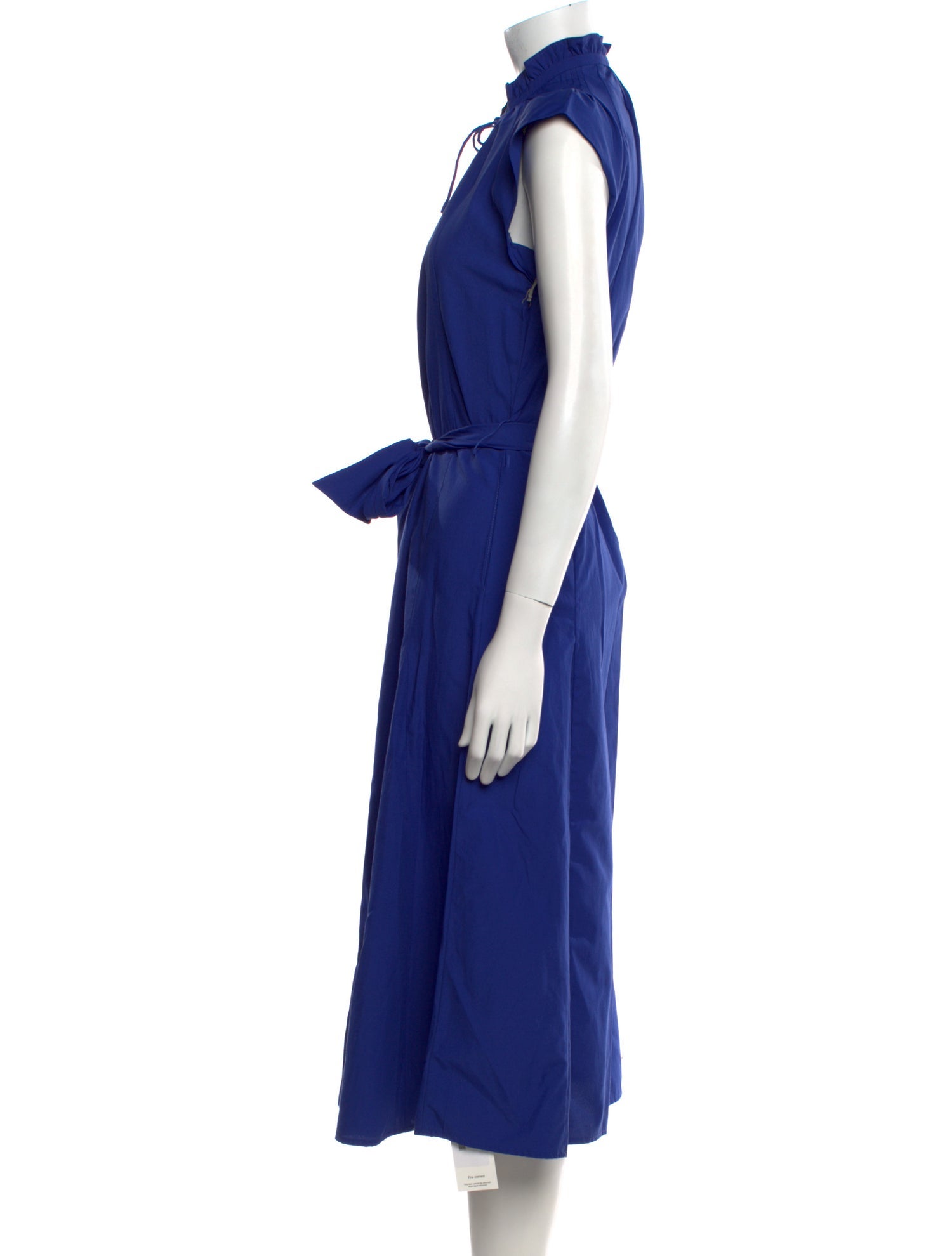 Brochu Walker Tie Neck Long Dress w/ Tags