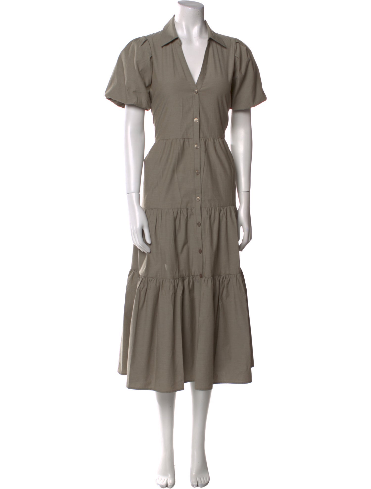 Brochu Walker V-Neck Long Dress