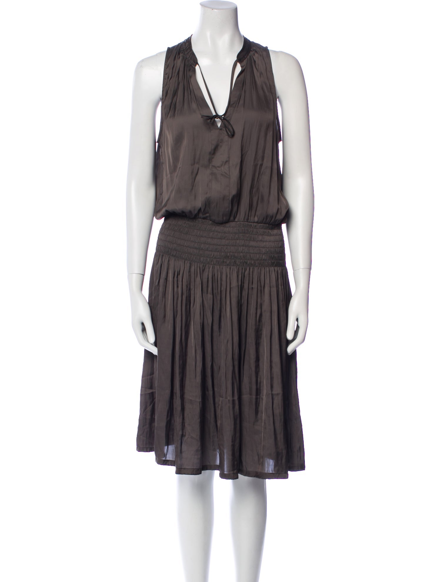 Brochu Walker V-Neck Knee-Length Dress