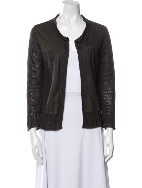 Brochu Walker Linen Open Front Sweater