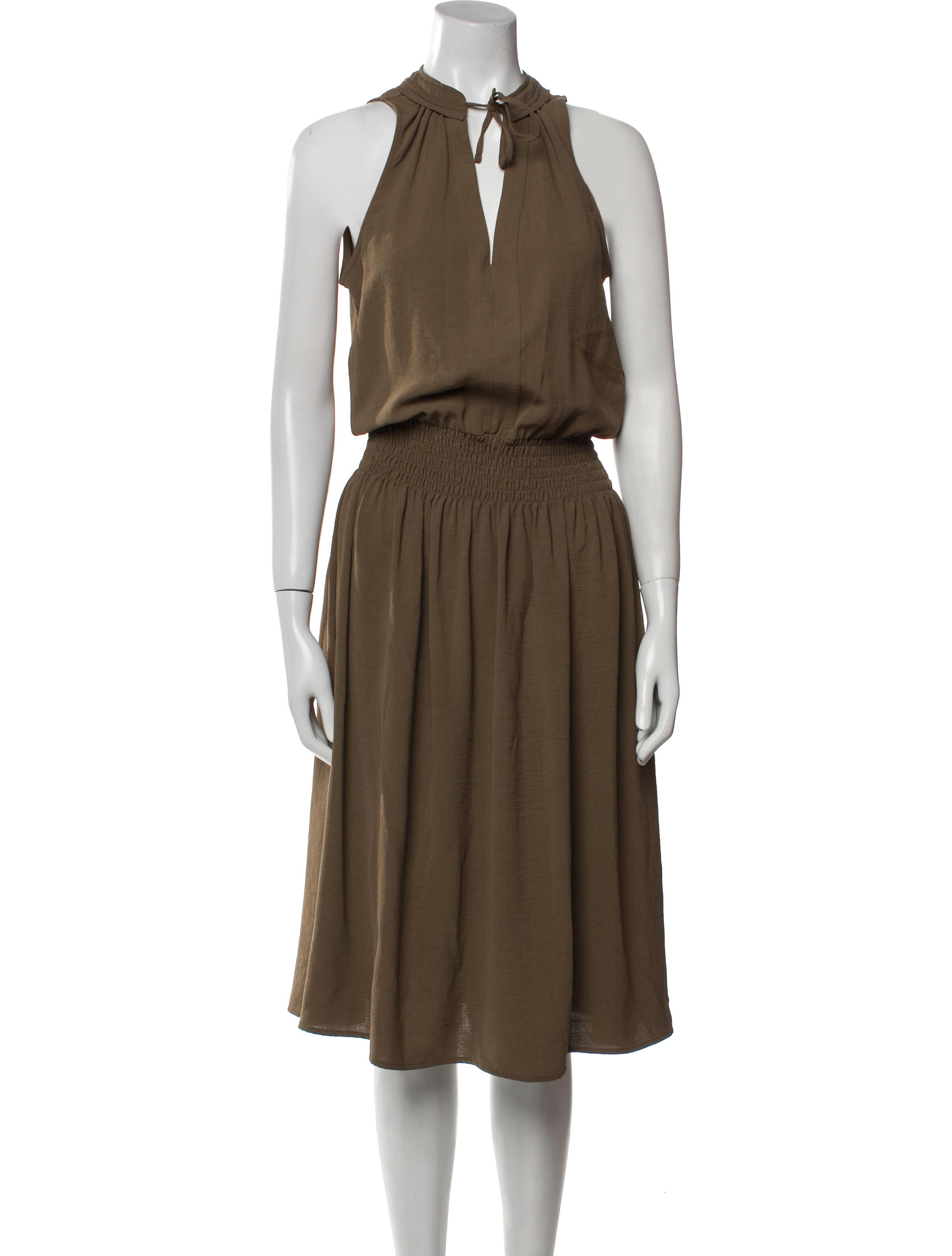 Brochu Walker Halterneck Midi Length Dress